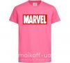 Дитяча футболка Marvel logo red white Яскраво-рожевий фото