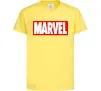 Детская футболка Marvel logo red white Лимонный Детская футболка Marvel logo red white Лимонный фото