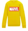 Дитячий світшот Marvel logo red white Сонячно жовтий фото