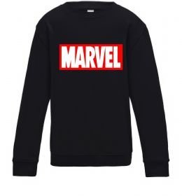 Детский Свитшот Marvel logo red white