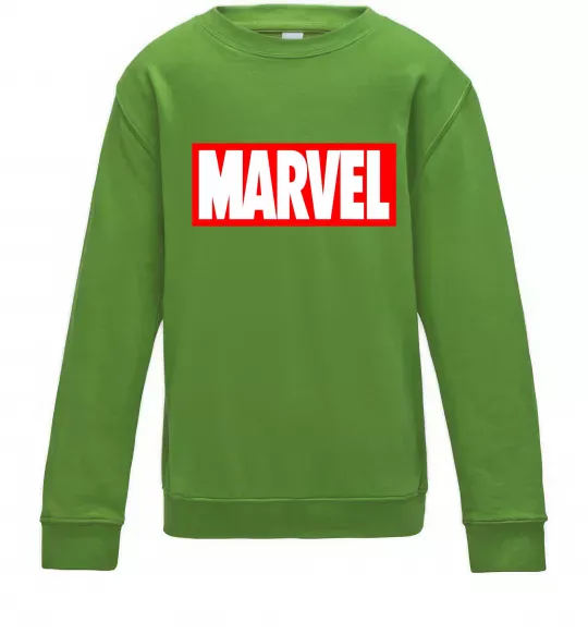 Дитячий світшот Marvel logo red white Лаймовий фото