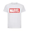 Детская футболка Marvel logo red white Белый фото
