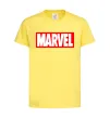 Детская футболка Marvel logo red white Лимонный фото