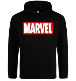 Чоловіча толстовка (худі) Marvel logo red white Чоловіча толстовка (худі) Marvel logo red white