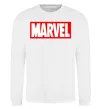Свитшот Marvel logo red white Белый фото