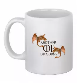 Чашка керамическая Beer is coming Белый фото