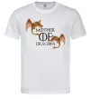 Мужская футболка Mother of dragons full colour Белый фото