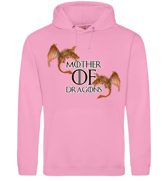 Чоловіча толстовка (худі) Mother of dragons full colour Рожевий фото