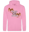 Чоловіча толстовка (худі) Mother of dragons full colour Рожевий фото