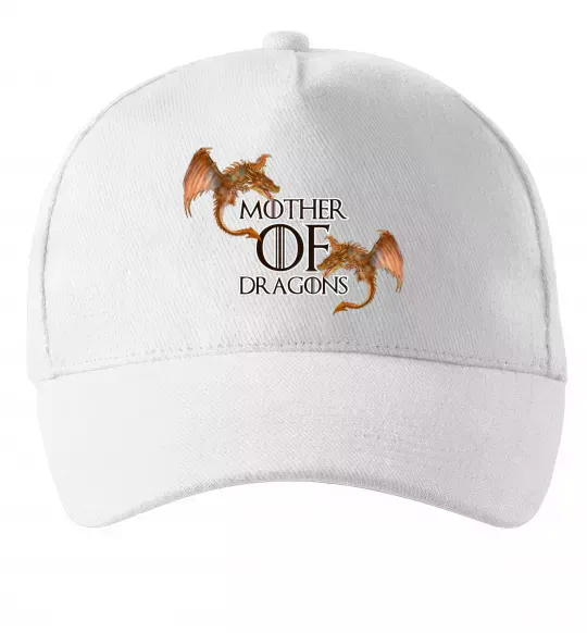 Кепка Mother of dragons full colour Білий фото