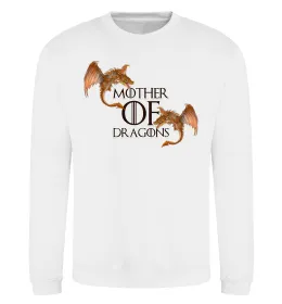 Свитшот Mother of dragons full colour Белый фото