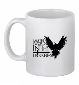 Чашка керамическая Beer is coming Белый фото