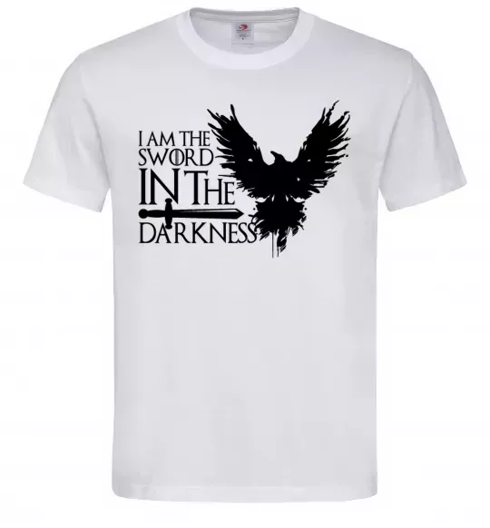 Мужская футболка I'm the sword in the darkness Белый фото
