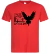 Мужская футболка I'm the sword in the darkness Красный фото