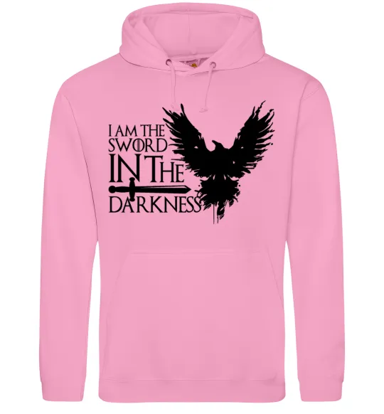 Чоловіча толстовка (худі) I'm the sword in the darkness Рожевий фото