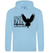 Жіноча толстовка (худі) I'm the sword in the darkness Блакитний фото