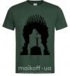 Чоловіча футболка Jon Snow Темно-зелений фото