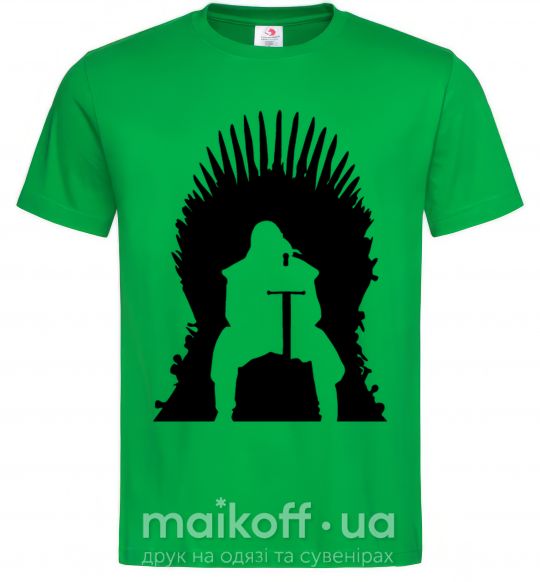 Мужская футболка Jon Snow Зеленый фото