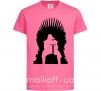 Детская футболка Jon Snow Ярко-розовый фото