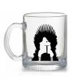 Чашка скляна Jon Snow Прозорий фото