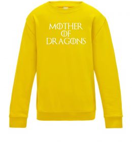 Детский Свитшот Mother of dragons white Детский Свитшот Mother of dragons white
