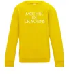 Дитячий світшот Mother of dragons white Сонячно жовтий Дитячий світшот Mother of dragons white Сонячно жовтий фото