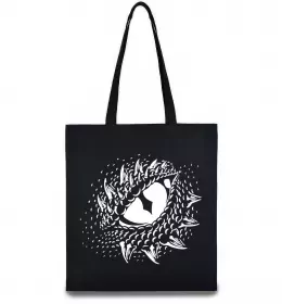 Еко-сумка Око дракона Чорний фото