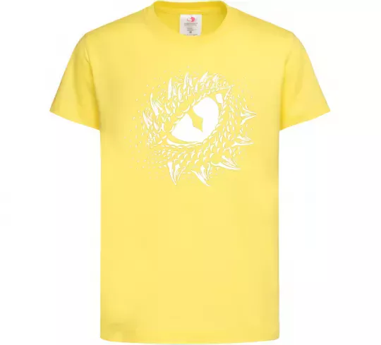 Детская футболка Око дракона Лимонный фото