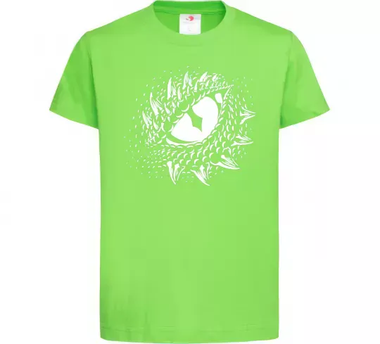 Детская футболка Око дракона Лаймовый фото