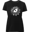 Жіноча преміум футболка Око дракона Чорний фото