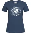 Женская футболка Око дракона Темно-синий Женская футболка Око дракона Темно-синий фото