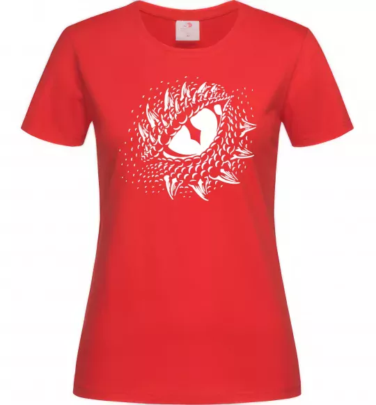 Женская футболка Око дракона Красный фото
