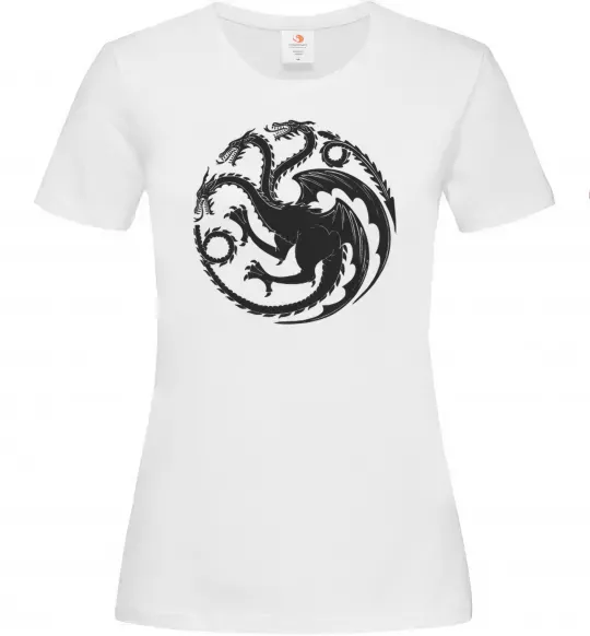 Жіноча футболка Герб Таргаріенів Білий фото