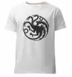 Чоловіча преміум футболка Герб Таргаріенів Білий фото