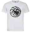 Мужская футболка Герб Таргаріенів Белый фото