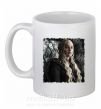 Чашка керамічна Daenerys Білий фото