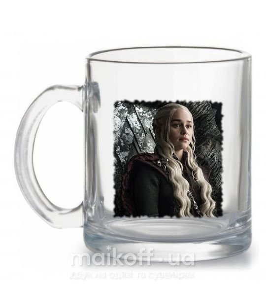 Чашка стеклянная Daenerys Прозрачный фото