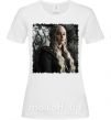 Женская футболка Daenerys Белый фото