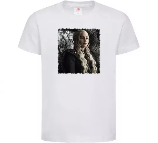 Дитяча футболка Daenerys Білий фото