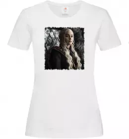 Женская футболка Daenerys Белый фото