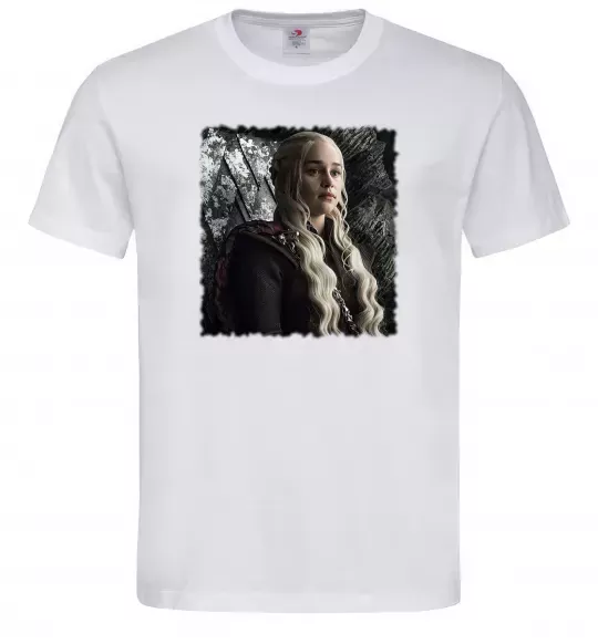 Мужская футболка Daenerys Белый фото