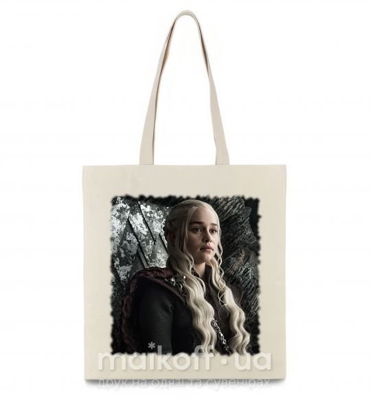 Еко-сумка Daenerys Бежевий фото