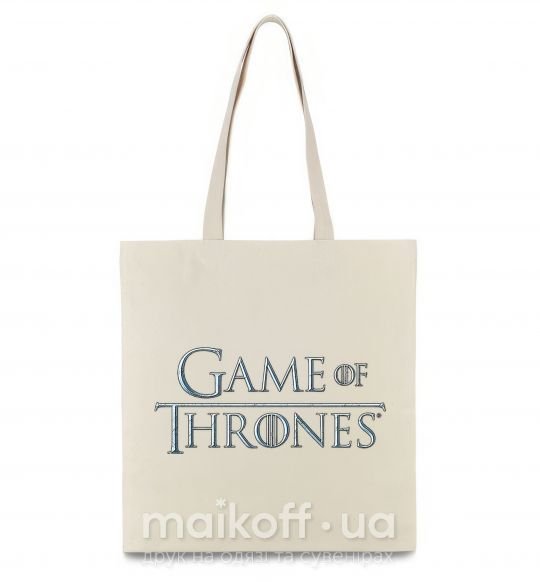 Еко-сумка Game of Thrones Бежевий фото