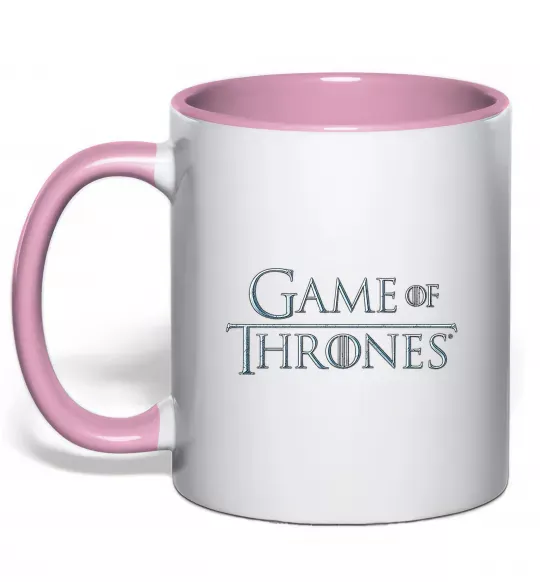 Чашка с цветной ручкой Game of Thrones Нежно розовый фото