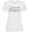 Женская футболка Game of Thrones Белый фото