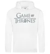 Чоловіча толстовка (худі) Game of Thrones Білий фото