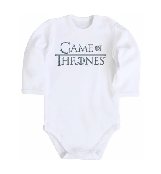 Детский боди Game of Thrones Белый фото