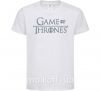 Детская футболка Game of Thrones Белый фото