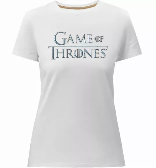 Женская премиум футболка Game of Thrones Белый фото
