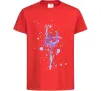 Дитяча футболка Гімнастика бризки Червоний фото